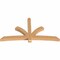 Ekena Millwork Davenport Timber Gable Bracket, Western Red Cedar, 96"W x 52"H x 5 1/2"D x 5 1/2"F, 13/12 Pitch GBW096X52X0606DAV00SWR - alternate 2